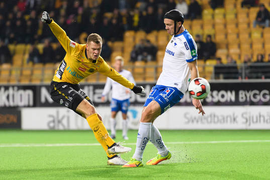 Elfsborgs Viktor Claesson och Norrköpings Jon Gudni
