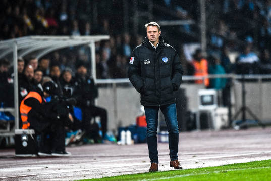 Falkenbergs tränare Hans Eklund