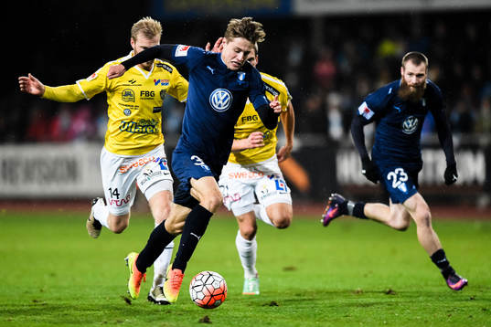 Malmö FFs Mattias Svanberg och Jo Inge Berget