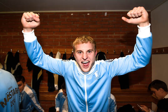 Malmö FFs Franz Brorsson jublar