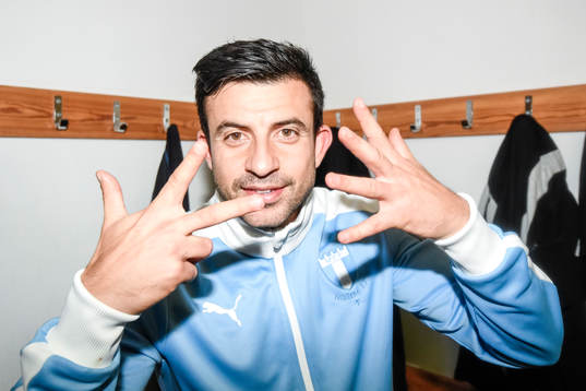 Malmö FFs Behrang Safari jublar