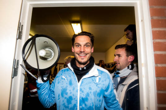 Malmö FFs Markus Rosenberg jublar
