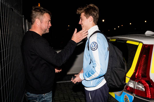 Malmö FFs Mattias Svanberg och pappa Bo "Bosse" Svanberg