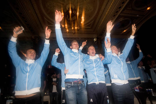 Malmö FFs Andreas Vindheim, Franz Brorsson, Teddy