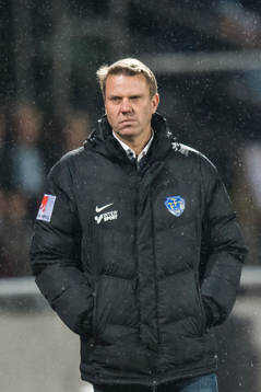 Falkenbergs tränare Hans Eklund