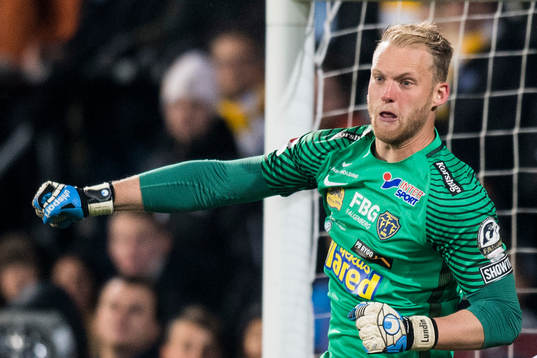 Falkenbergs målvakt Alexander Lundin