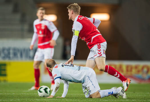 Kalmars Rasmus Elm och Gefles Jonas Lantto