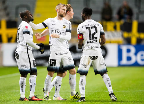 Häckens John Owoeri jublar