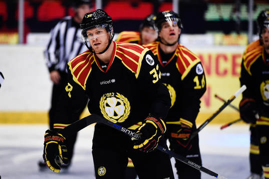 Brynäs Nick Johnson jublar