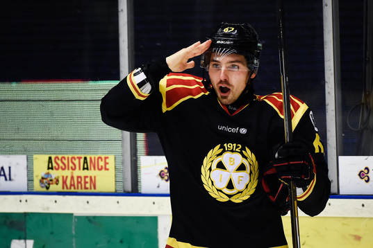 Brynäs Tomas Zaborsky jublar