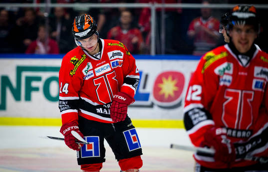 Örebros Petr Zamorsky deppar