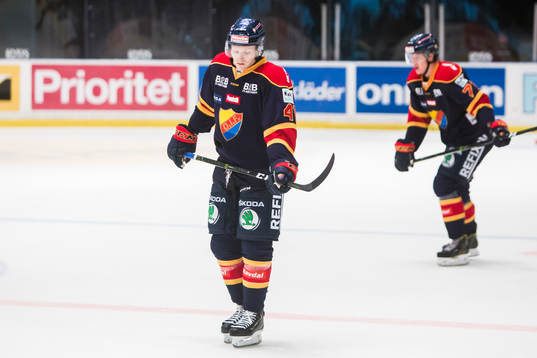Djurgårdens Alexander Falk deppar