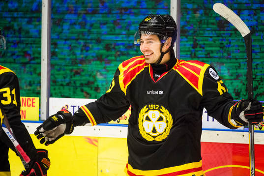 Brynäs Tomas Zaborsky jublar
