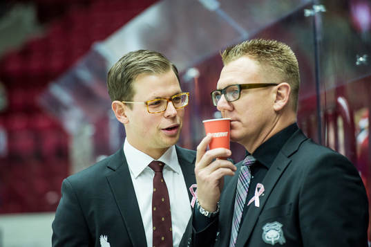 Malmö Redhawks assisterande tränare Martin Filander och