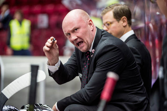 Malmö Redhawks tränare Peter Andersson är irriterad