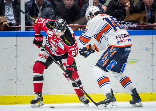 Malmö Redhawks Nicklas Jadeland mot Växjös Dennis