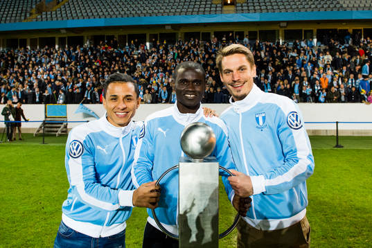 Malmö FFs Yoshimar Yotún, Enock Kofi Adu och Markus