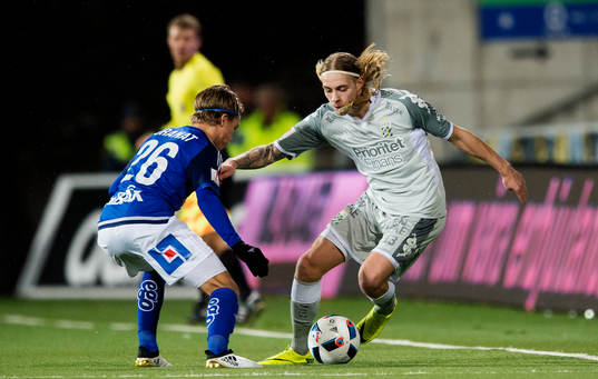 Sundsvalls Erik Granat och IFK Göteborgs Elias Mar Omarsson