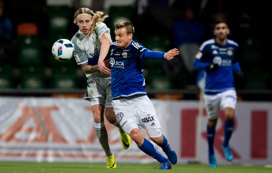 IFK Göteborgs Elias Mar Omarsson och Sundsvalls Eric