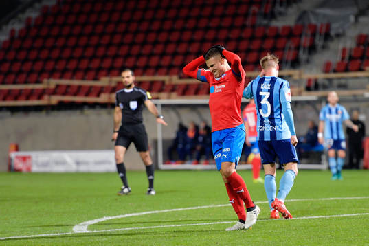 Helsingborgs Jordan Larsson deppar