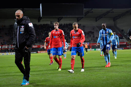 Helsingborgs manager Henrik Larsson, Adam Eriksson och