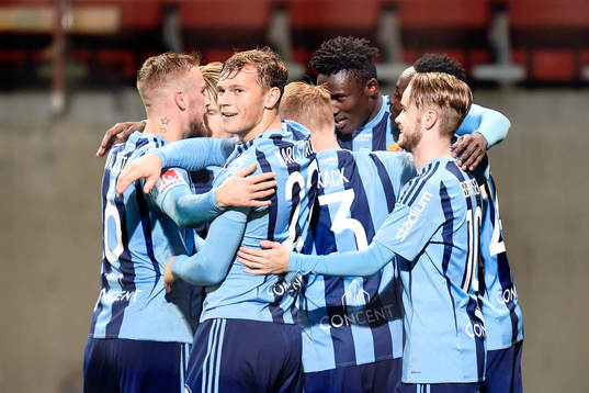 Djurgårdens Michael Olunga  jublar