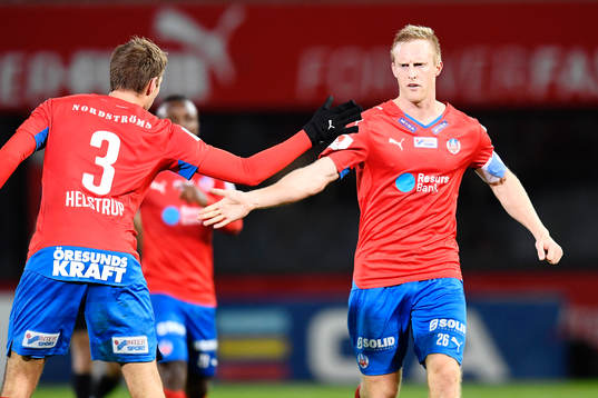 Helsingborgs Peter Larsson jublar