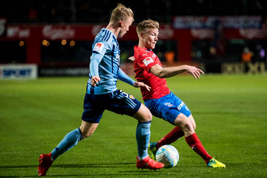 Helsingborgs Andreas Landgren och Djurgårdens Elliot Käck