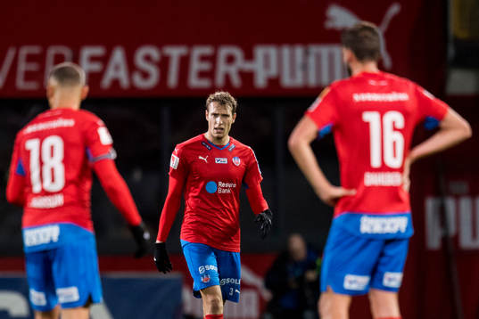 Helsingborgs Frederik Helstrup Jensen deppar
