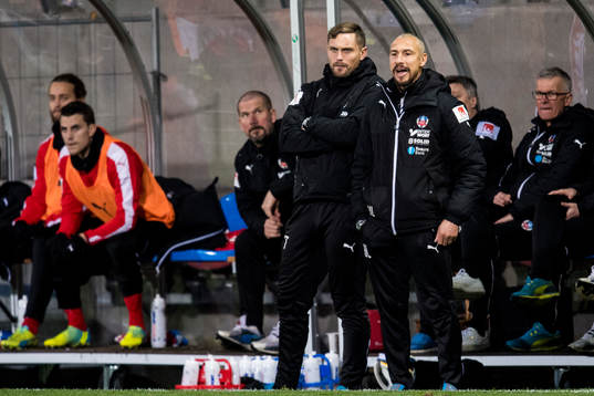 Helsingborgs assisterande tränare Tobias Tuvesson och