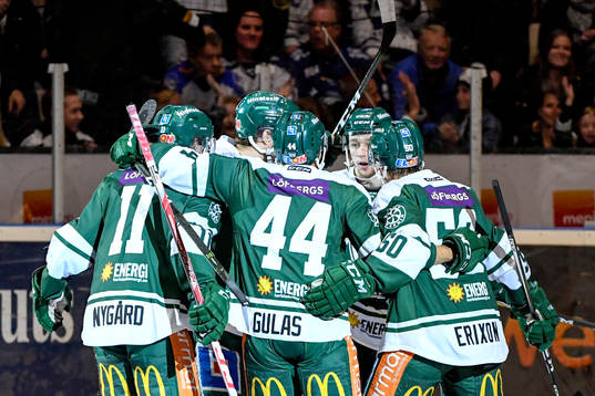 Färjestads Mikael Wikstrand jublar