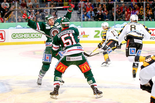 Frölundas Sebastian Stålberg och Mats Rosseli Olsen