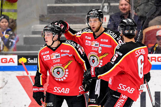 Luleås Johan Harju jublar