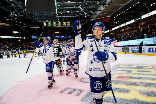 Leksands Olle Alsing och Johan Olofsson deppar