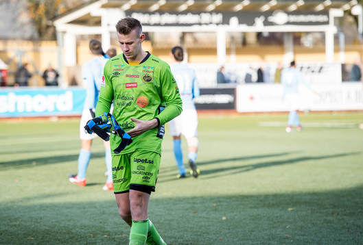 Elfsborgs målvakt David Olsson deppar