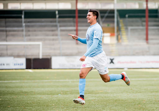 Malmös Isak Redzic jublar