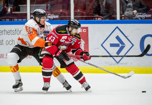 Karlskronas David Printz mot Malmö Redhawks Nichlas Hardt