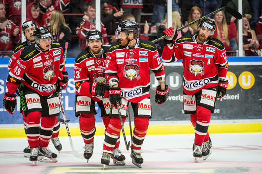 Malmö Redhawks Ilari Filppula, Rhett Rakhshani, Nichlas