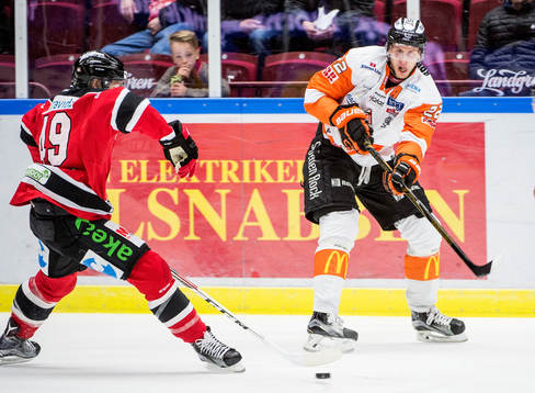 Malmö Redhawks Rhett Rakhshani mot Karlskronas Alexander