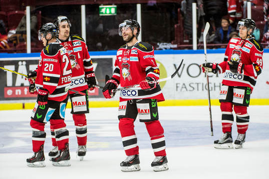 Malmö Redhawks Erik Forssell, Nils Andersson, André