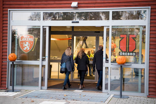 Huvudentré till Vida arena