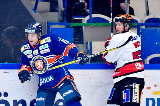 Växjös Geoff Platt och Örebros Michael Haga