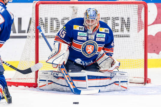 Växjös målvakt Viktor Andrén