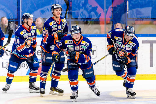 Växjös Olli Palola, Philip Holm, Tuomas Kiiskinen och