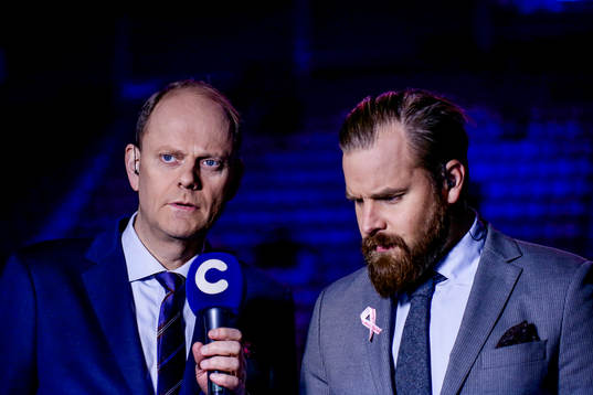 Cmores experter Lasse Granqvist och Sanny Lindström