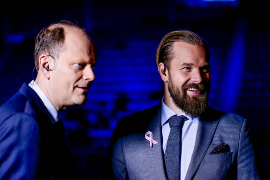 Cmores experter Lasse Granqvist och Sanny Lindström