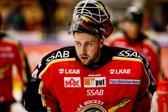 Luleås målvakt Joel Lassinatti