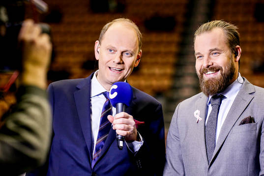 Cmores experter Lasse Granqvist och Sanny Lindström