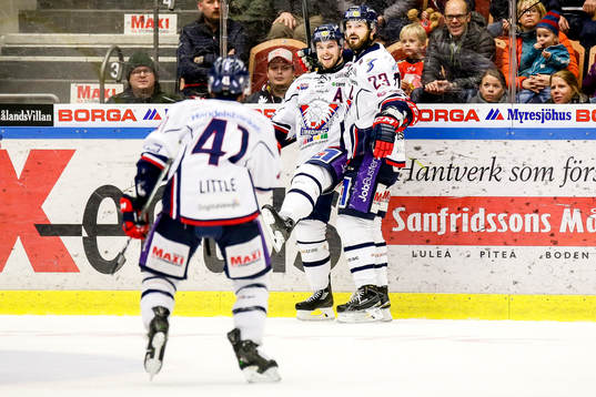 Linköpings Broc Little, Andrew Gordon och Niklas Persson
