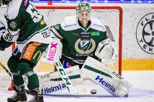 Färjestads målvakt Stefan Steen